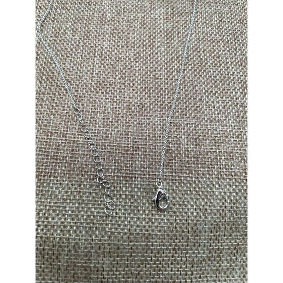 Bi&Yamigeo Teardrop Necklace Silver Box chain length is 23” NEW Gold Layered Gif - Picture 5 of 9